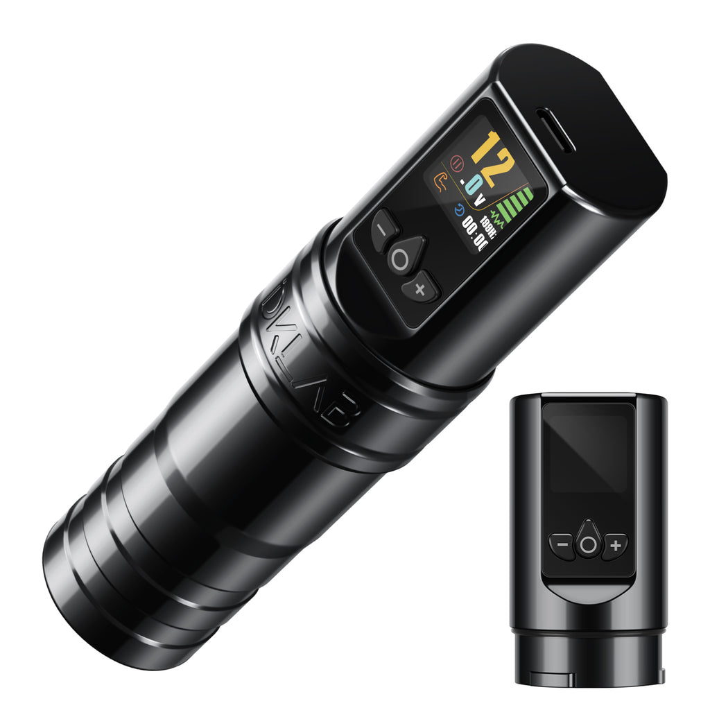 DKLAB DK-W1 Pro Kit Máquina Pen Inalámbrica con Pantalla a Color (Negro)