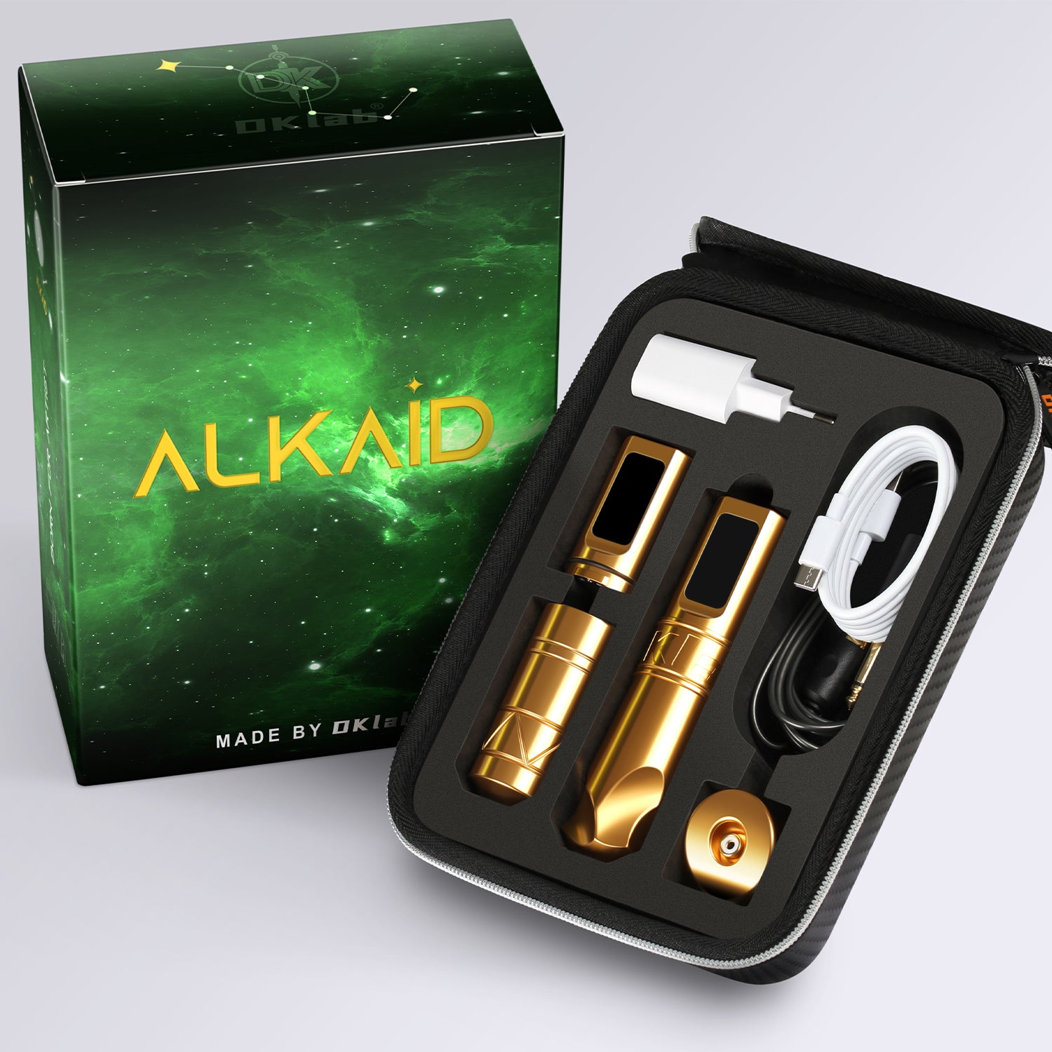 DKLAB ALKAID Dorado - Máquina Inalámbrica con Motor Faulhaber Brushless Premium
