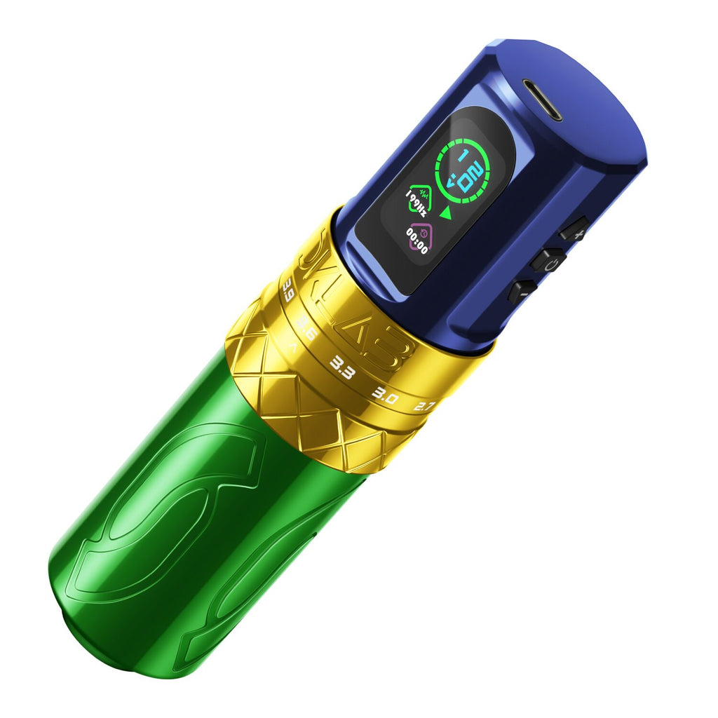 DKLAB MIZAR Kit Máquina Inalámbrica con Carrera Ajustable (Esmeralda)