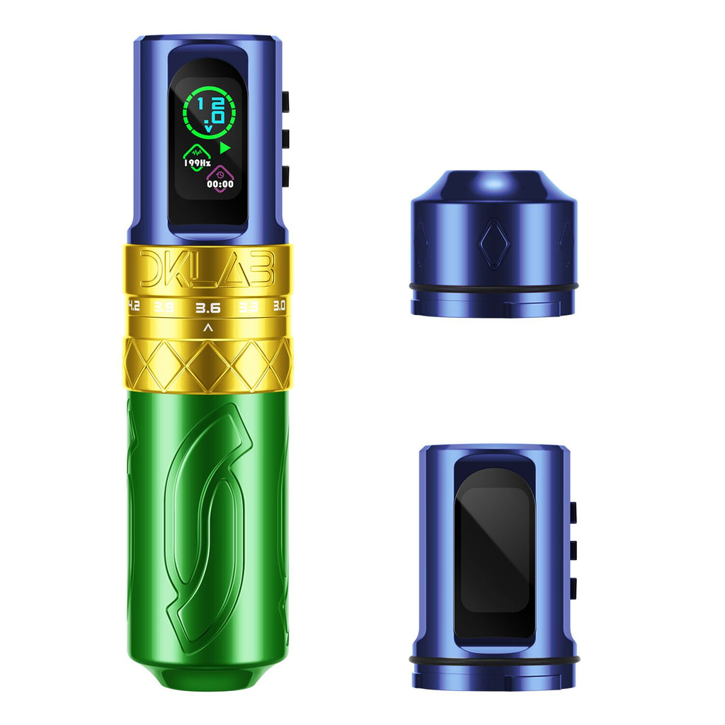 DKLAB MIZAR Kit Máquina Inalámbrica con Carrera Ajustable (Esmeralda)